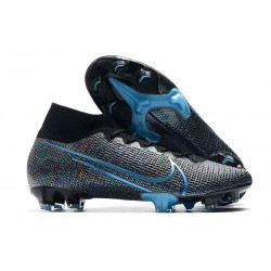 Nike Mercurial Superfly VII Elite Dynamic Fit FG Nero Blu