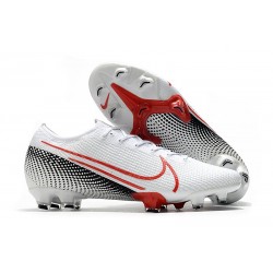 Nike Scarpe da Calcio Mercurial Vapor 13 Elite FG ACC Bianco Cremisi Laser Nero