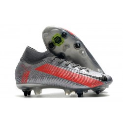 Nike Mercurial Superfly 7 Elite SG Neighbourhood - Grigio Bomber Nero