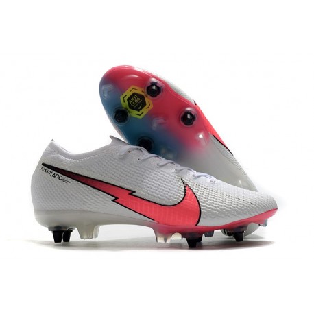 Nike Mercurial Vapor XIII Elite SG Anti Clog - Bianco Rosso Blu