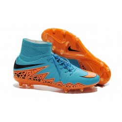 2015 Scarpe Nike HyperVenom Phantom II FG - Uomo - Blu Arancione Nero