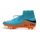 2015 Scarpe Nike HyperVenom Phantom II FG - Uomo - Blu Arancione Nero