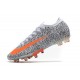 Nike Mercurial Vapor 13 Elite AG-Pro CR7 Bianco Arancione Total Nero