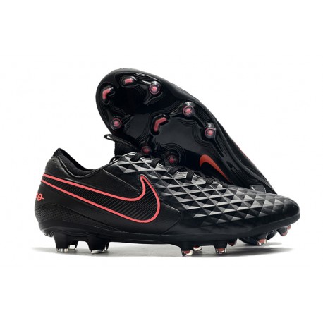 Nike Tiempo Legend 8 Elite FG Scarpa da Calcio Nero Rosa