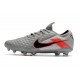 Nike Tiempo Legend 8 Elite FG Scarpa da Calcio Grigio Nero Rosso