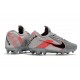 Nike Tiempo Legend 8 Elite FG Scarpa da Calcio Grigio Nero Rosso