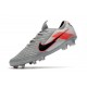 Nike Tiempo Legend 8 Elite FG Scarpa da Calcio Grigio Nero Rosso