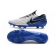 Nike Tiempo Legend 8 Elite FG Scarpa da Calcio Bianco Blu Nero