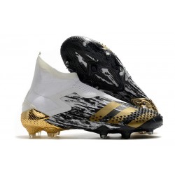 Scarpe adidas Predator Mutator 20+ FG Bianco Nero Oro