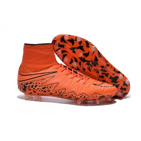 Nuove SCARPE NIKE HyperVenom Phantom II FG ACC Arancione Nero