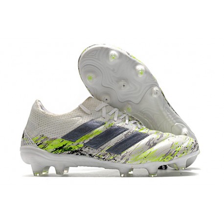 adidas Nuovo Scarpa Copa 20.1 FG Bianco Nero Core Verde Signal