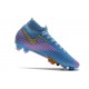 Nike Mercurial Superfly 7 Elite DF FG Blu Rosa Oro
