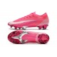 Nike Mercurial Vapor XIII Elite FG x Mbappé Rosa Blast Bianco Nero