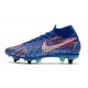 Nike Mercurial Superfly 7 Elite DF SG-PRO Sancho Blu Racer Bianco Verde
