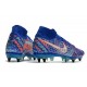 Nike Mercurial Superfly 7 Elite DF SG-PRO Sancho Blu Racer Bianco Verde