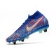 Nike Mercurial Superfly 7 Elite DF SG-PRO Sancho Blu Racer Bianco Verde