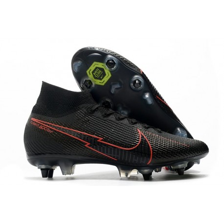 Nike Mercurial Superfly 7 Elite DF SG-PRO Nero Rosso