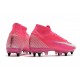 Nike Mercurial Superfly 7 Elite DF SG-PRO x Mbappé Rosa Blast Bianco