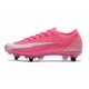 Nike Mercurial Vapor XIII Elite SG x Mbappé Rosa Blast Bianco Nero