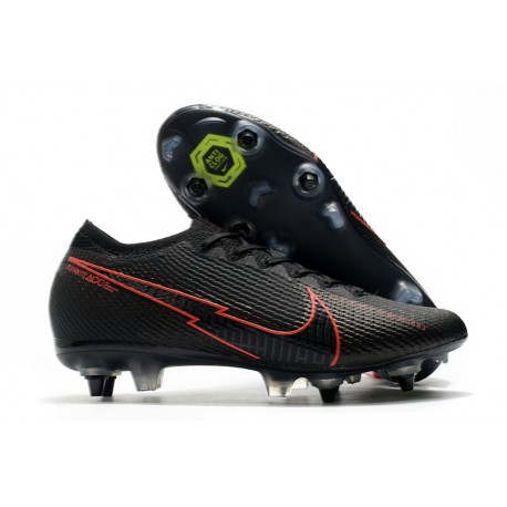 Nike Mercurial Vapor XIII Elite SG Anti Clog - Nero Rosso