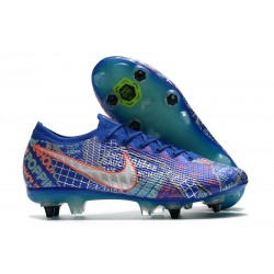 Nike Mercurial Vapor XIII Elite SG Sancho Blu Racer Bianco Verde Aurora