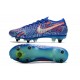 Nike Mercurial Vapor XIII Elite SG Sancho Blu Racer Bianco Verde Aurora