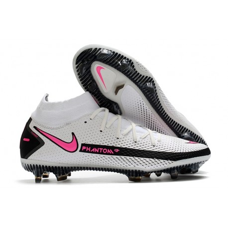 Nike Phantom GT Elite Dynamic Fit FG Bianco Rosa Blast Nero