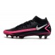 Nike Phantom GT Elite Dynamic Fit FG Nero Argento Rosa Blast