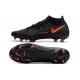 Nike Phantom GT Elite Dynamic Fit FG Nero Rosso Cile Grigio Scuro