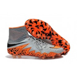 Nuove SCARPE NIKE HyperVenom Phantom II FG Grigio Nero Arancione