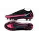 Scarpe Nike Phantom GT Elite FG Nero Argento Rosa Blast