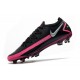 Scarpe Nike Phantom GT Elite FG Nero Argento Rosa Blast