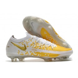 Scarpe Nike Phantom GT Elite FG Bianco Oro