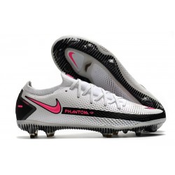 Scarpe Nike Phantom GT Elite FG Bianco Rosa Blast Nero