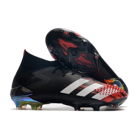 Scarpe adidas Predator Mutator 20.1 FG Nero Bianco Rosso Active