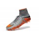 Nuove SCARPE NIKE HyperVenom Phantom II FG Grigio Nero Arancione