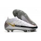 Nuovo Scarpe Nike Phantom GT Elite DF FG Bianco Nero Rosso Oro