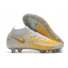 Nike Phantom GT Elite Dynamic Fit FG scarpa da calcio uomo Oro Bianco