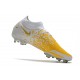 Nike Phantom GT Elite Dynamic Fit FG scarpa da calcio uomo Oro Bianco