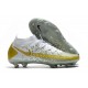 Nuovo Scarpe Nike Phantom GT Elite DF FG Bianco Oro