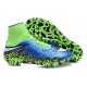 Nuove SCARPE NIKE HyperVenom Phantom II FG Blu Verde Nero Bianco