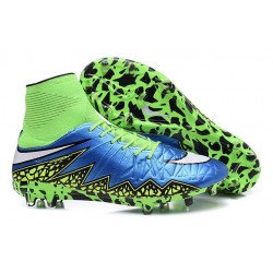 Nuove SCARPE NIKE HyperVenom Phantom II FG Blu Verde Nero Bianco