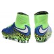 Nuove SCARPE NIKE HyperVenom Phantom II FG Blu Verde Nero Bianco