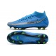 Nuovo Scarpe Nike Phantom GT Elite DF FG Blu Argento