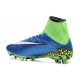 Nuove SCARPE NIKE HyperVenom Phantom II FG Blu Verde Nero Bianco