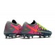 Scarpe Nike Phantom GT Elite FG Grigio Blu Rosa