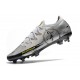 Nike Nuovo Scarpa Calcio Phantom GT Scorpion Elite FG Argento Nero