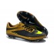 2015 Scarpa da calcio Nike HyperVenom Phantom FG Oro Volt Nero