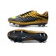 2015 Scarpa da calcio Nike HyperVenom Phantom FG Oro Volt Nero