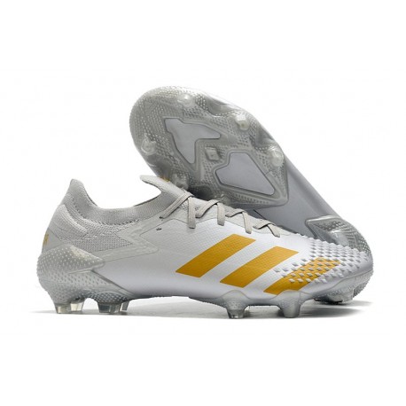 adidas Predator Mutator 20.1 Low FG Bianco Oro